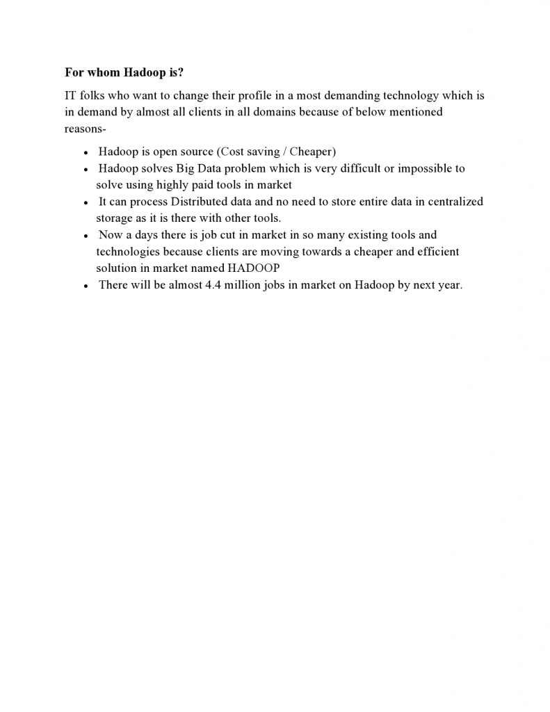 Hadoop administration